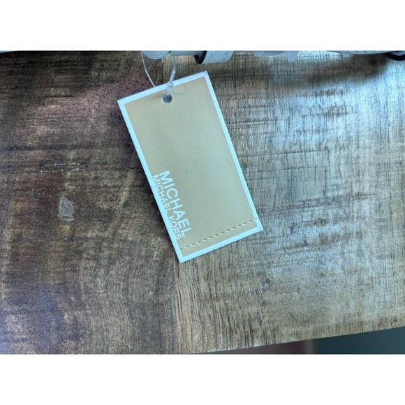 NWT MICHAEL KORS JET SET WHITE EAST WEST AIRPLANE PRINT POUCHETTE BAG - Picture 6 of 7